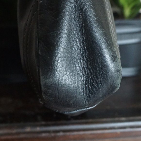 Coach Vintage Hampton  Black Leather Bag - Picture 2 of 12